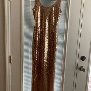 Forever 21 Gold Party dress